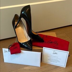 Christian Louboutin Black Patent Leather Heels